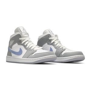 Women’s Air Jordan 1 Mid - Wolf Grey Aluminum